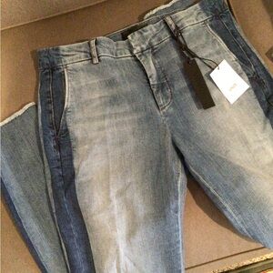 Vince jeans with different shading on sides